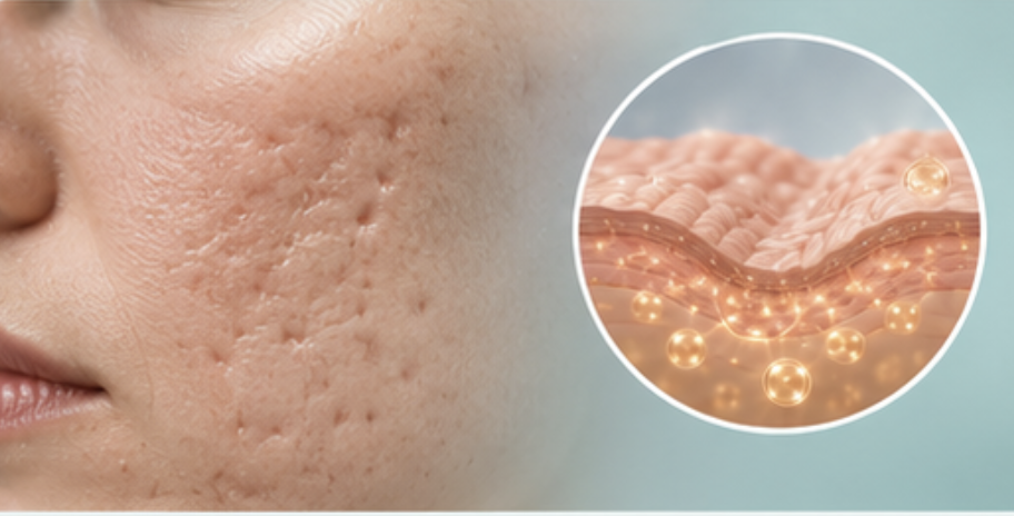 Microneedling mit PRP bei Aknenarben
