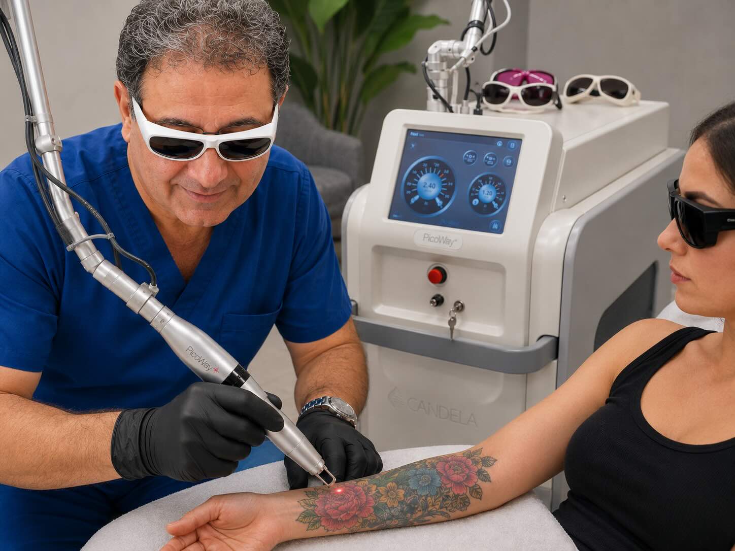 Farbige Tattooentfernung und unerwuenschte Pigmente in Hanau