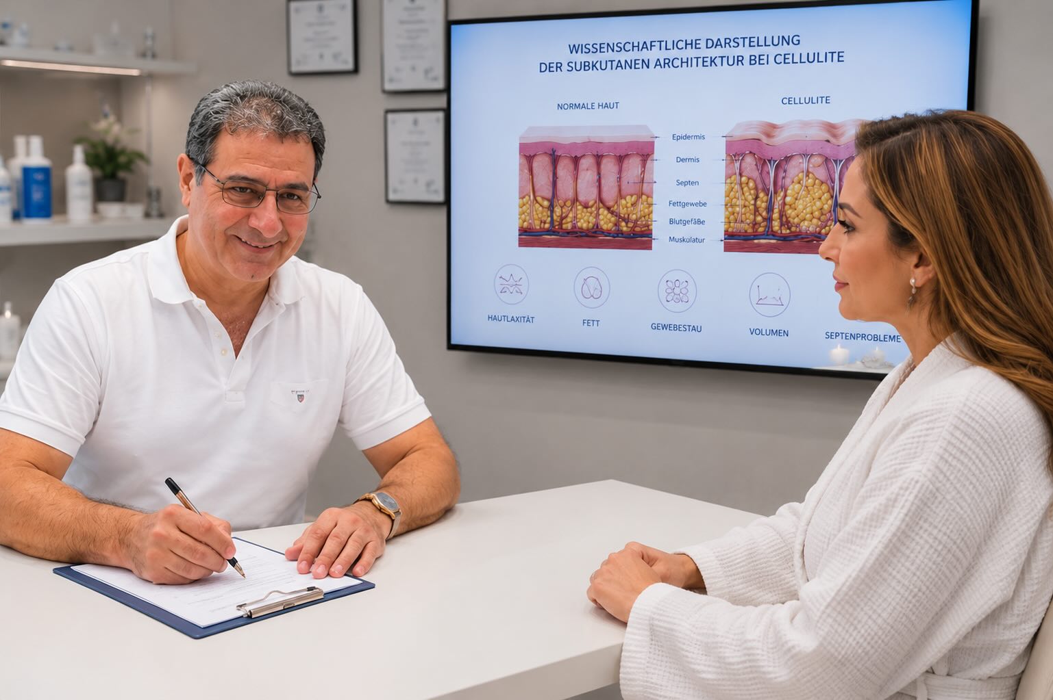 Beratung zur Cellulite Behandlung in Hanau