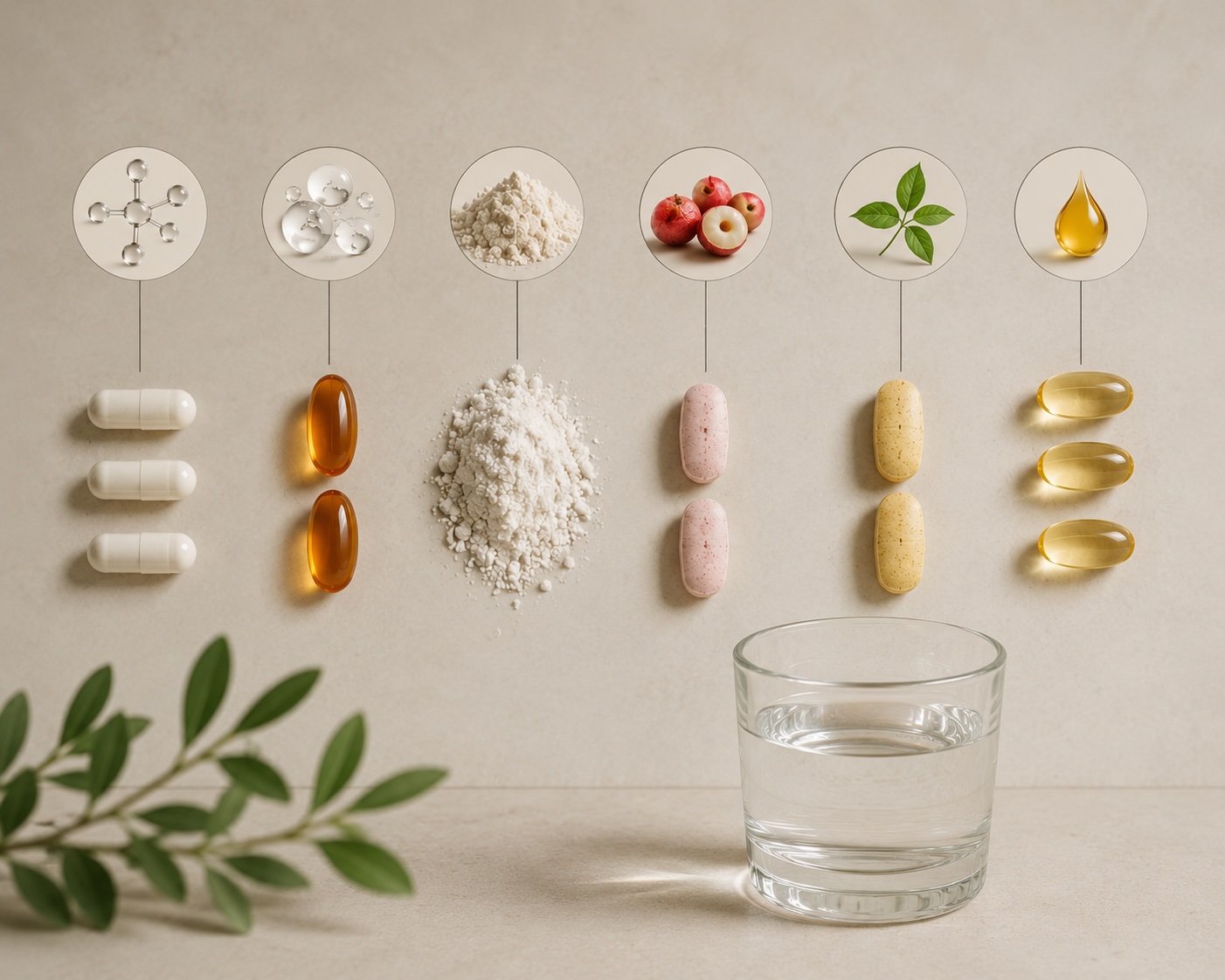 Orale Supplements und Ernaehrung bei Cellulite