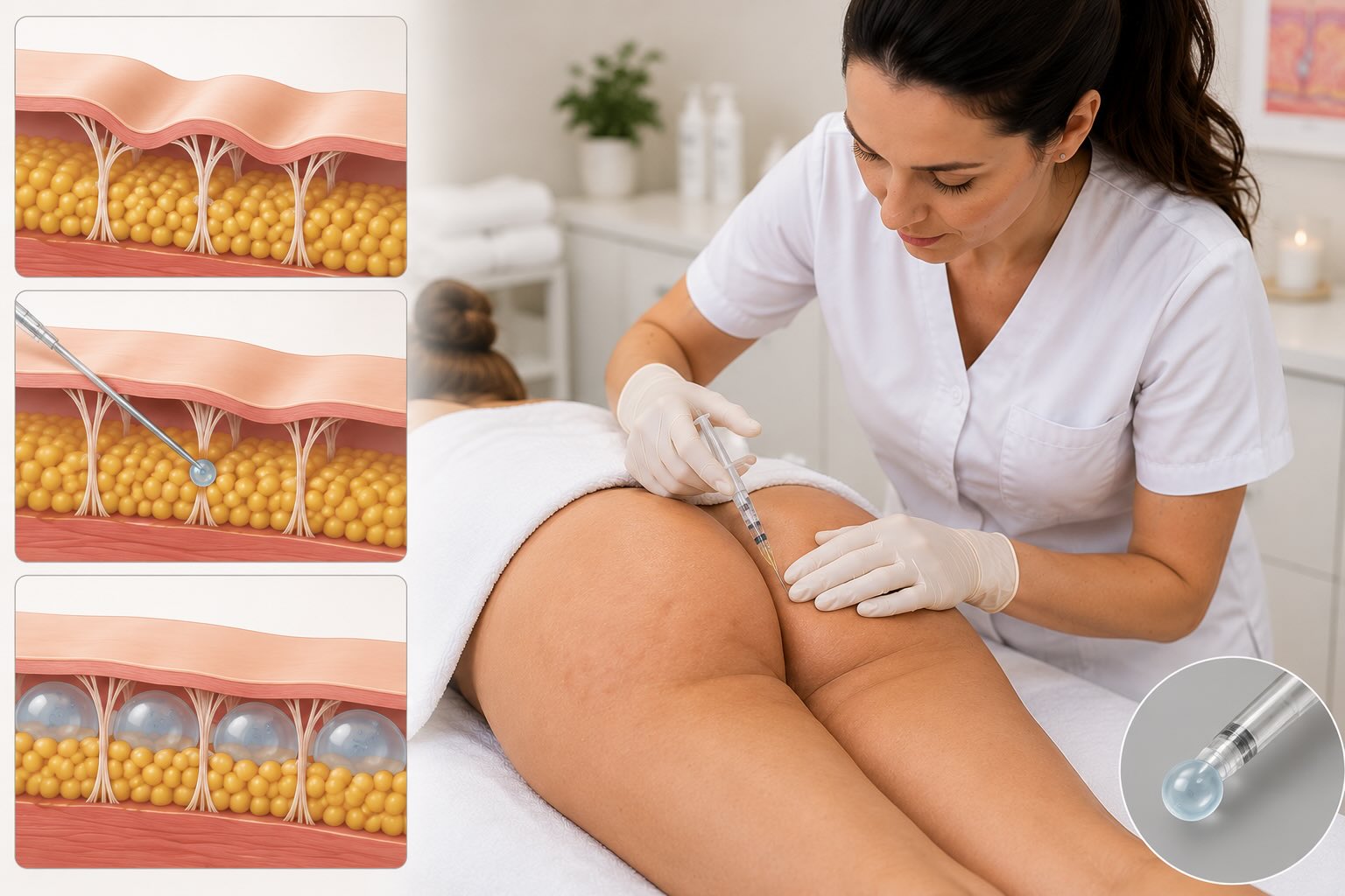 Injectables und Filler bei Cellulite