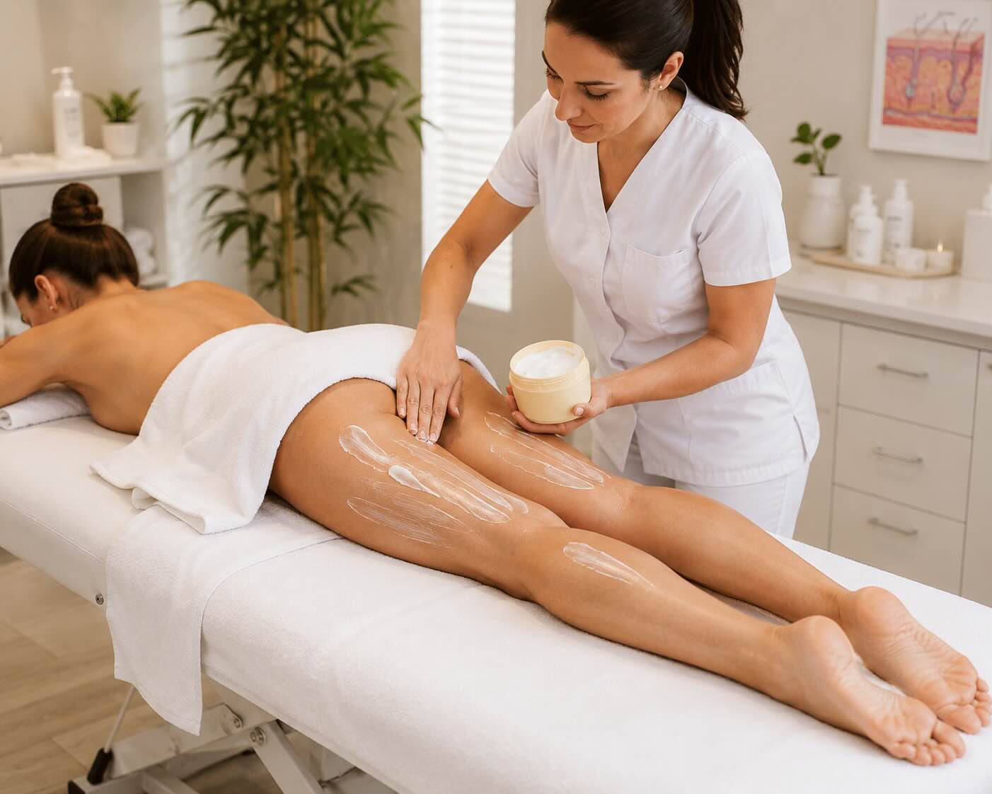 Topische Praeparate bei Cellulite