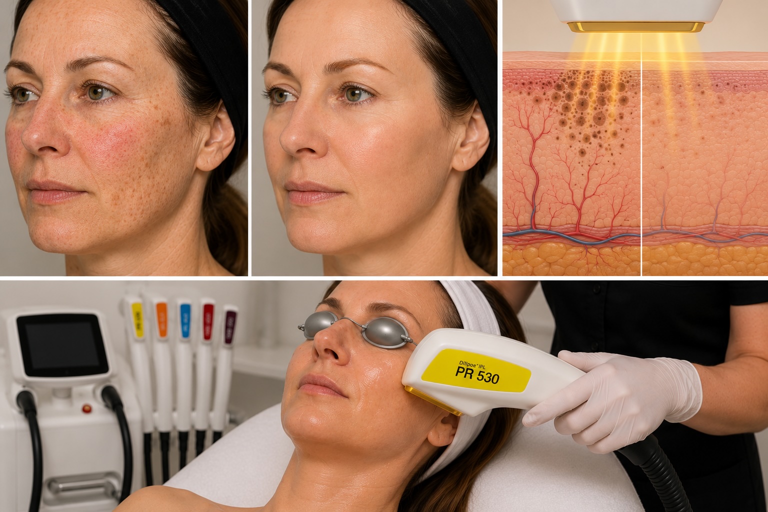 IPL Hautbildverbesserung in der dermatologischen Praxis
