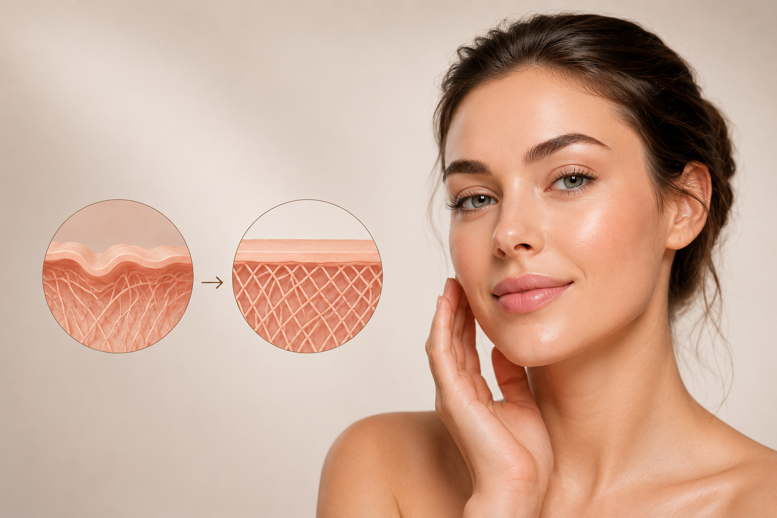 Mehr Kollagen durch Microneedling PRP