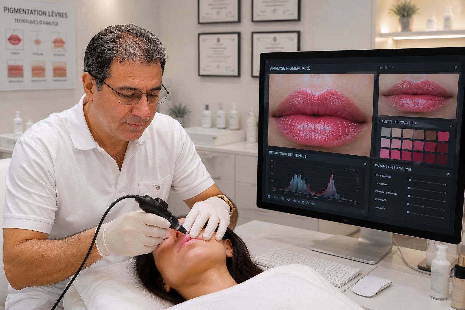 Permanent Make-up Entfernung und kleine Pigmentareale