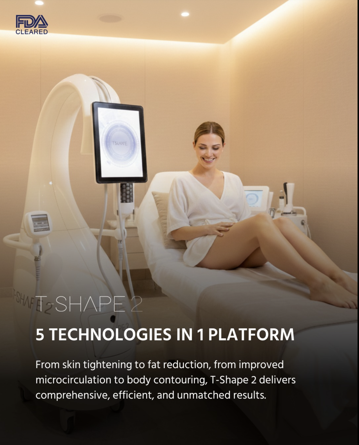 Reduzierung der Fettzellen mit T-Shape 2