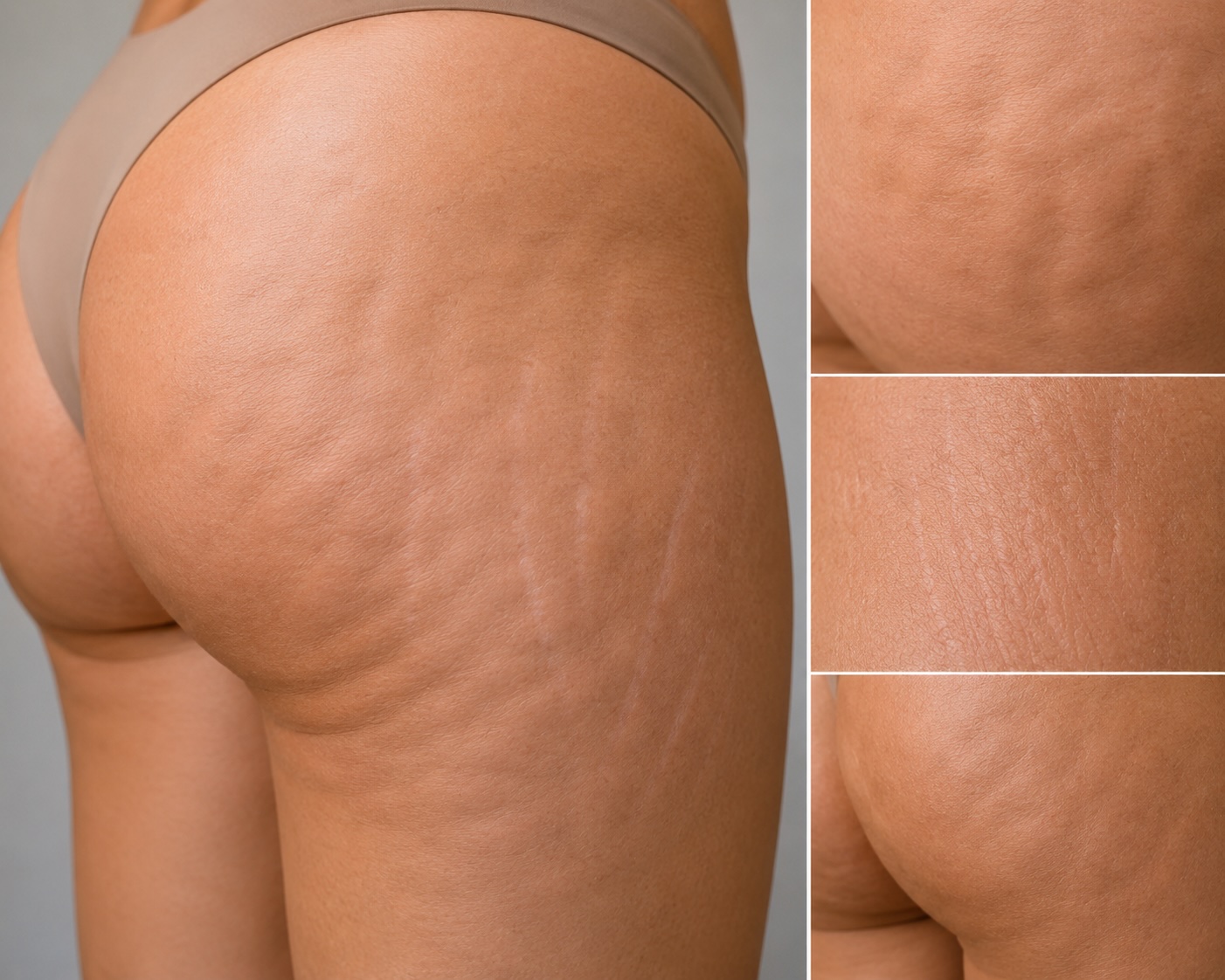 Cellulite-Zonen als Zielregion für T-Shape 2