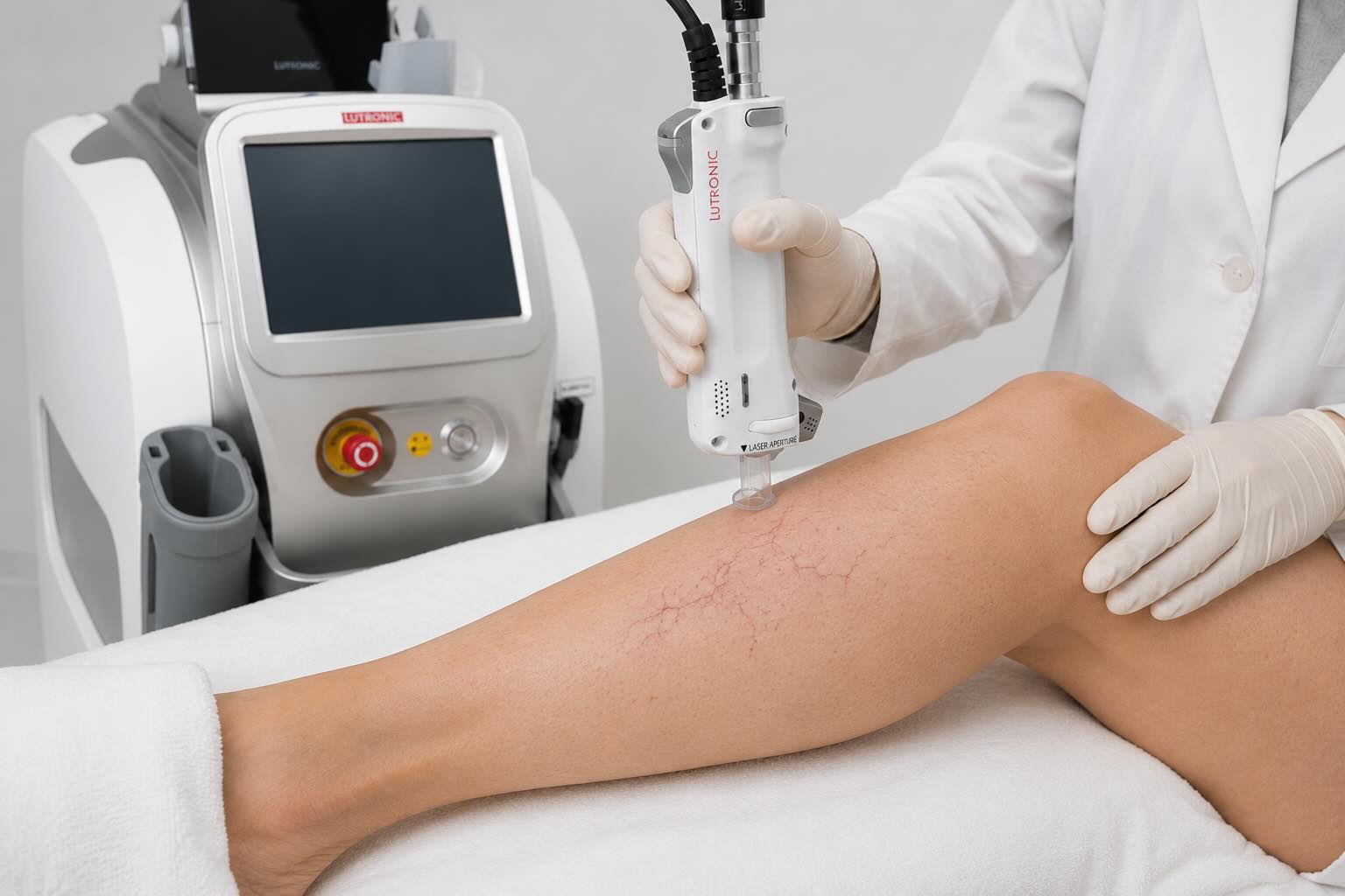 Besenreiser Behandlung mit Laser in Hanau